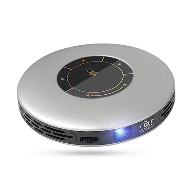 Mini DLP Projector 4K Android Pocket Portable Full HD Projector for Home Theater Beamer D017 2G + 32G