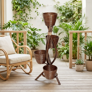 Macetas de Flores en Oferta, Juego de 4 para Muebles de Jardín, Hechas a Mano, Duraderas y de Alta Calidad - Product Image 6
