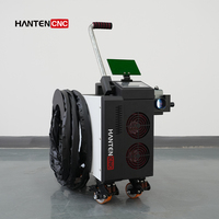 Équipement de nettoyage au laser pulsé portable 500W, décapant de rouille au laser portatif pour le décapage de la rouille des métaux, la peinture du bois, le vernis et les revêtements
