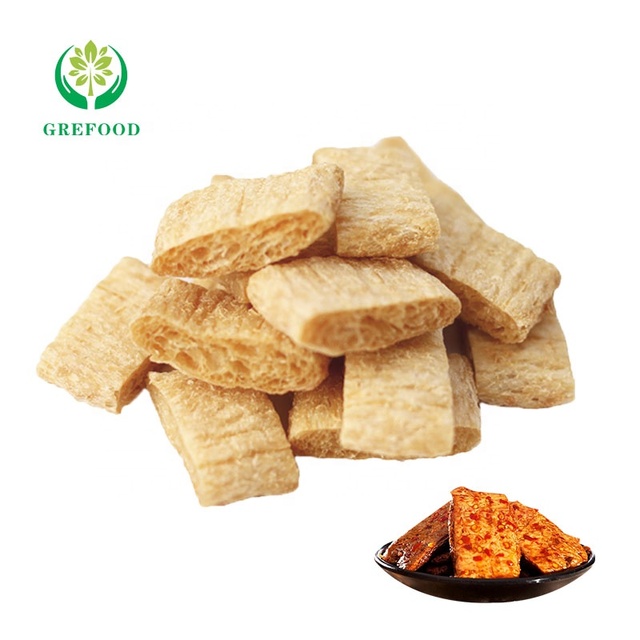 Plant Based Soy Protein Vegan Meat As Snack Food Additives Non-GMO Textured Vegetable Protein HALAL TVP Products