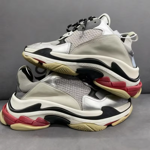 Chaussures de sport décontractées de luxe pour hommes, modèle triple, de créateur haut de gamme, en matériaux de qualité supérieure, basses, style Dad Shoes, pour la course à pied et le quotidien - Product Image 4