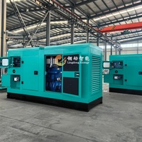 Groupe électrogène diesel refroidi par eau de 120 kW, super silencieux, 150 kVA, 50/60 Hz, avec panneau de commande Ricardo R6105IZLD pour usage résidentiel