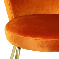 Chaise de salle à manger ergonomique moderne en velours tufté, ensemble de table à manger personnalisé, durable, empilable, pour école, maison, bar, restaurant