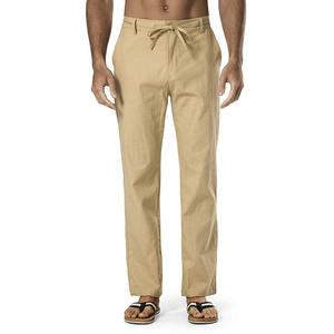 Custom Design Private Label Man, Casual Blank Linen <strong>Jogger</strong> <strong>Pants</strong> Wholesale Autumn Khaki Chino Trousers for <strong>Men</strong>/ - Product Image 4