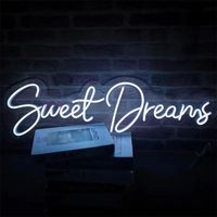 Letrero LED de Neón Personalizado Recargable para Ventana de Tienda Minorista, Letrero de Neón Iluminado, Se Aceptan Pedidos Pequeños