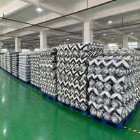 Günstiger Fabrikpreis 100% Polyester Mikrofaser Doppelseitig Gefärbter Bedruckter Gewebter Stoff Fluoreszierend Memory-Effekt Antistatisch Heimtextilien 280cm