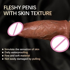 <span class=keywords><strong>Vibrator</strong></span> <span class=keywords><strong>Dildo</strong></span> silikon realistis untuk wanita, mainan seks <span class=keywords><strong>Dildo</strong></span> lemak teleskopik elektrik lembut besar - Product Image 4