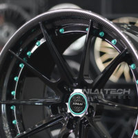 Nouvelles jantes XINLAI forgées noires brossées sur mesure avec système Beadlock, 17-20 pouces, PCD personnalisé pour camionnettes 4x4