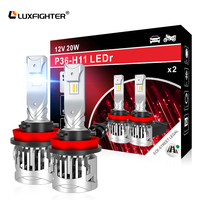Phare LED P36 H11 40W 2700LM Canbus 6000K IP65, conception optique brevetée, homologué ECE, homologué pour la circulation routière en UE, 1 pièce