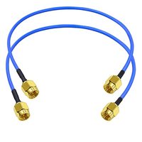 Câble d'extension SMA 3 pieds, connecteur SMA mâle à mâle à angle droit, câble coaxial RG316