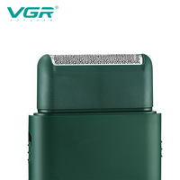 VGR Rasoir Électrique Portable sans Fil, Lame Unique, Mini Tondeuse Alternative pour Barbe, Hommes, Voyage, Voiture, Épilateur