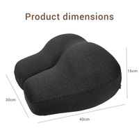 Nouveau coussin fessier ergonomique en mousse à mémoire de forme à rebond lent, design créatif, personnalisable pour chambre/dortoir/hôtel
