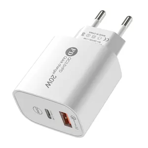 Charger for iPhone Fast Charging Type-c PD 20W USB QC 3.0 Wall Charger For Apple charger