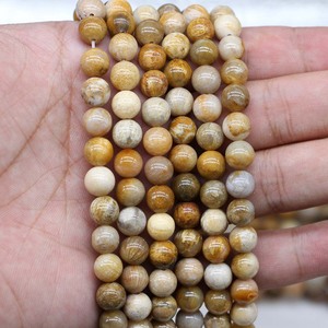 Natural <b>Stone</b> <b>Beads</b> Round 4mm 6mm 8mm 10mm For Bracelet Making Summer Cooling Chrysanthemum <b>Stone</b> Loose <b>Beads</b> ST0092 - Product Image 3
