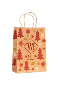 Bolsa <span class=keywords><strong>de</strong></span> Papel <span class=keywords><strong>para</strong></span> Compras <span class=keywords><strong>de</strong></span> Lujo con Logotipo Personalizado, Negra y Roja, con Estampado Metálico Dorado Mate, Asa <span class=keywords><strong>de</strong></span> Cartón Resistente - Product Image 3