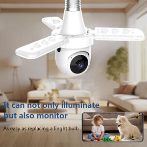 كاميرا لمبة إضاءة E27، كاميرا واي فاي ملونة بالكامل، كاميرا بانورامية عالية الدقة لاسلكية على شكل رأس مصباح للمراقبة - Product Image 5
