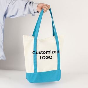 Sac de courses en toile léger à poignée longue, motif dessin animé, logo personnalisé imprimé – Vente directe en gros - Product Image 2