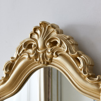 Meubles de chambre à coucher en gros, coiffeuse à 6 tiroirs, table à maquillage pour fille avec miroir, style français, bois antique, coiffeuse