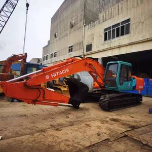 Excavadora de cadenas Hitachi ZX200 usada original de Japón, 20 toneladas, motor Isuzu, pocas horas de trabajo, excavadora hidráulica para construcción y minería. - Product Image 2