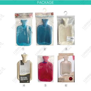 Vente directe d'usine sac de bouteille d'eau chaude en caoutchouc coloré personnalisé - Product Image 5