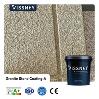 Peinture murale en marbre pulvérisable de Foshan, revêtement décoratif pour murs extérieurs en pierre