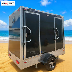 2026 Steel Mobile <b>Shower</b> Toilets Luxury <b>Portable</b> Bathroom Restroom Trailer for Park Use - Product Image 6