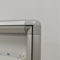 Cadre d'affichage LED modulaire rétroéclairé, boîte lumineuse en tissu sans cadre, 50 mm, haute luminosité, panneau publicitaire, stand d'exposition, graphique