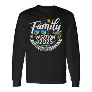 T-shirt à manches longues pour vacances en famille 2025, chemise assortie pour les voyages d'été à la plage - Product Image 1