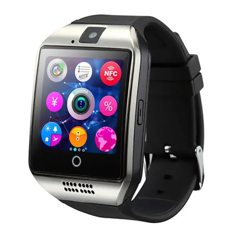 Умные часы Q18 с камерой Facebook Whatsapp Twitter Sync SMS Смарт-часы GT08 DZ09 U8 поддержка SIM TF-карты для Android