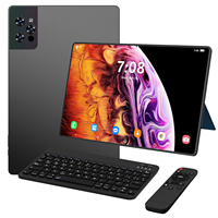 Tablette PC 14 pouces Pro16 MAX Android 15 5G WiFi 12 Go 512 Go avec clavier et télécommande, idéale pour le télétravail