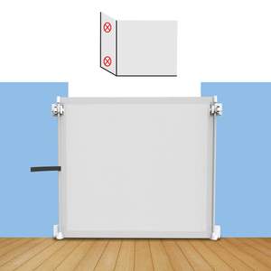 Clôture Portable pour animaux de compagnie ménage chien porte filet d'isolation produits transfrontaliers pour animaux de compagnie assemblé Protection de sécurité chien clôture en plastique - Product Image 2