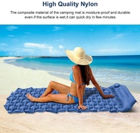 Tapis de couchage gonflable en promotion, matelas de camping ultraléger, sac OPP OEM pour la randonnée, le camping et les sports de plein air