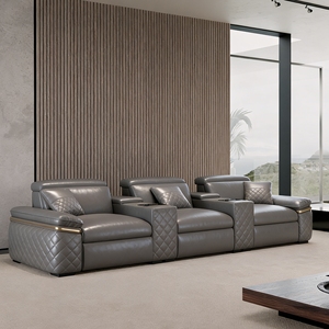 <span class=keywords><strong>Canapé</strong></span> inclinable moderne de luxe pour home cinéma, <span class=keywords><strong>canapé</strong></span> <span class=keywords><strong>électrique</strong></span> de cinéma avec fonctions de massage extensibles - Product Image 3