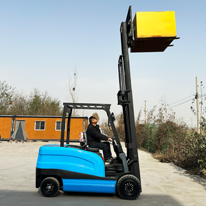 Envío Gratuito, Montacargas de Almacén con Motor de Corriente Alterna de <span class=keywords><strong>4</strong></span> Ruedas, Venta Directa de Fábrica, Montacargas Eléctrico de <span class=keywords><strong>3</strong></span> Toneladas con Manipulación Automática - Product Image 4