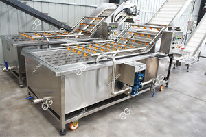 Equipo de limpieza de vegetales de hoja automática de procesamiento de alimentos comercial Lavadora de plátano - Product Image 2