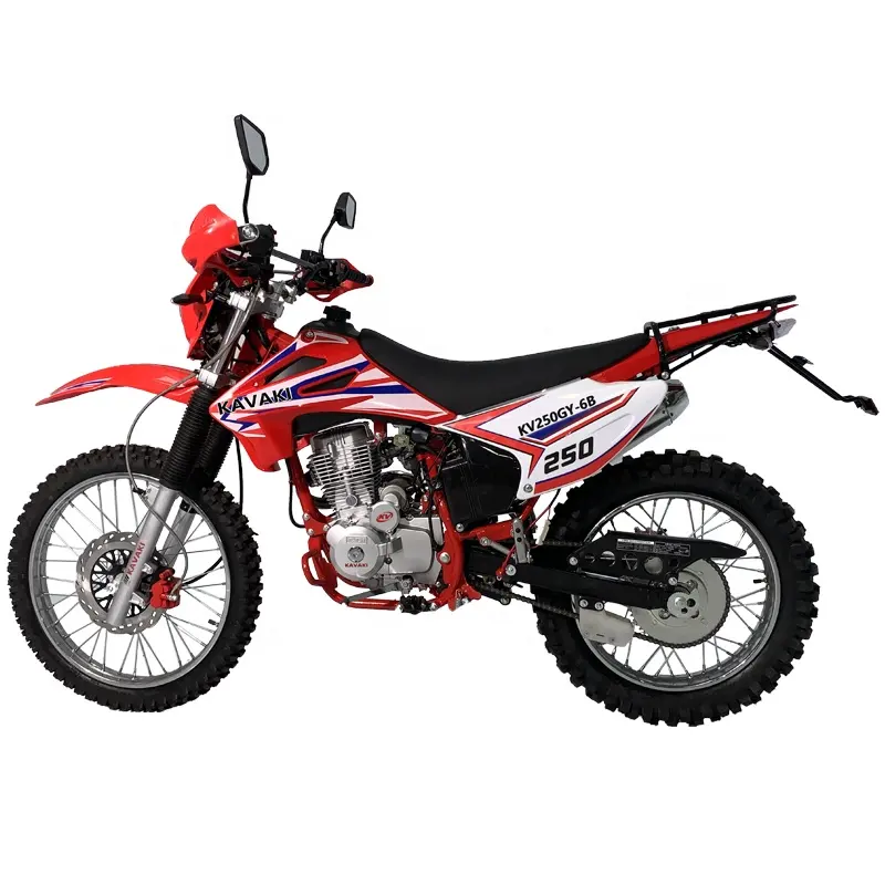 KAVAKI fast speed high quality hot sale gasoline 200cc race moto cross off-road dirt bike 250cc motorcycles
