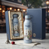 Neu Eingetroffene Tragbare Vakuum-Thermoskanne mit Trageriemen OEM ODM Reise-Souvenir Individuell Bedruckte Edelstahl Isolierte Wasserflasche