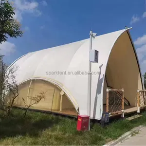 Outdoor Waterproof Sailing Shape Restaurant Tent Camping Safari Tent for Resort