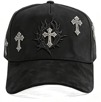 Gorras de Béisbol Barbas Originales 100% Nuevas, Bordadas, de 5 Paneles, con Visera Curva de Gamuza, Fabricante de Gorras Barbas Personalizadas