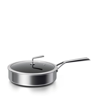 Cuisine de haute qualité Cuisson Friture Woks Casseroles Casseroles Peu Profondes Casseroles et Casseroles 3 Couches En Acier Inoxydable Batterie De Cuisine