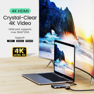 Hub USB C Bộ Chuyển Đổi Nhiều Cổng Với HDMI <span class=keywords><strong>VGA</strong></span> Bộ Chia USB C Hub Sạc Cho MacBook Pro <span class=keywords><strong>Dell</strong></span> XPS Máy Tính Xách Tay - Product Image 4