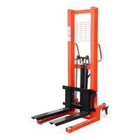 Chariot élévateur semi-électrique de 2 tonnes avec levée de 1,6 m et fourches de 840 mm
