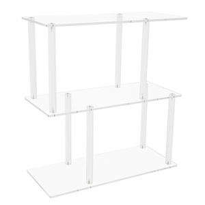 Étagère à livres transparente géométrique simple en acrylique moderne, robuste, <span class=keywords><strong>pour</strong></span> salon et bureau, idéale <span class=keywords><strong>pour</strong></span> l'affichage transfrontalier - Product Image 5