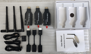 50M Không Dây <span class=keywords><strong>HDMI</strong></span> Extender Video Transmitter Receiver 1 Để 3 1X3 Hiển Thị Cho PS3/4 Máy Ảnh Máy Tính Xách Tay PC Để TV Màn Hình Máy Chiếu - Product Image 3