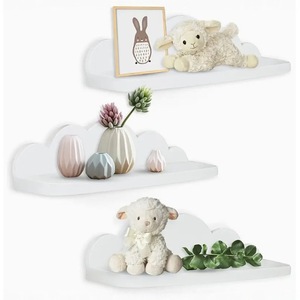Moderno bianco in legno massello mensola a parete per soggiorno a <span class=keywords><strong>nuvola</strong></span> di mobili decorativi per bambini per uso domestico - Product Image 1