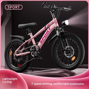 Bicicleta Infantil <span class=keywords><strong>para</strong></span> Niños y <span class=keywords><strong>Niñas</strong></span>, Bicicleta <span class=keywords><strong>de</strong></span> Montaña con Cuadro <span class=keywords><strong>de</strong></span> Acero al Carbono, Horquilla con Suspensión, Frenos <span class=keywords><strong>de</strong></span> Disco V - Product Image 5