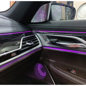 Copertura dell'altoparlante della porta posteriore anteriore di alta qualità della copertura dell'altoparlante della luce ambientale luminosa Audio per la copertura della serie BMW 7 G11 G12 - Product Image 2
