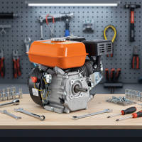 Moteur à essence Seasummer 170F 7HP 212cc avec démarrage manuel/électrique pour nettoyeur haute pression, débroussailleuse, pompe à eau