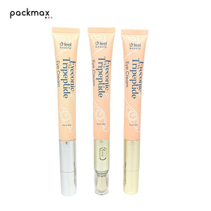 Tube souple électrique vibrant pour crème contour des yeux 20 ml, nouveau design avec interrupteur marche/arrêt, emballage en tube souple PE. - Product Image 1