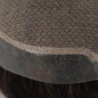 Prothèses capillaires pour hommes en cheveux naturels, base en soie, taille 8 x 10, invisibles, cheveux européens, système de remplacement capillaire, unités capillaires masculines de haute qualité